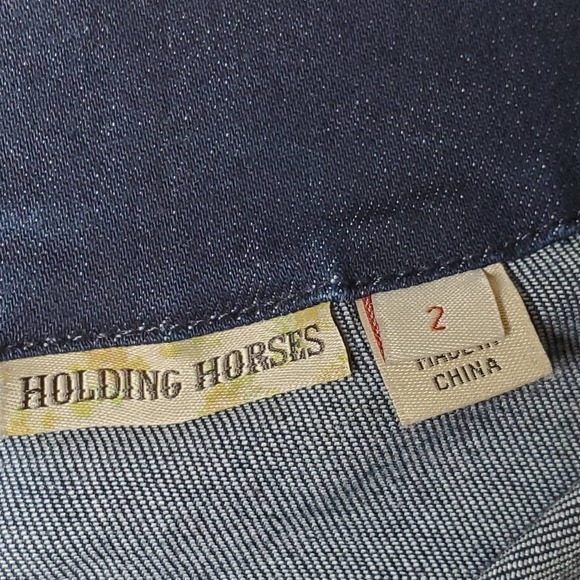Anthropologie Holding Horses Clara Denim Dress 2 - Picture 5 of 11